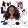 Smoby - Afro-haarstylinghoofd - Gemakkelijk te stylen - 23 realistisch