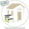 Smoby Life - Picknicktafel aanpasbaar aan Smoby-huizen - 2 banken