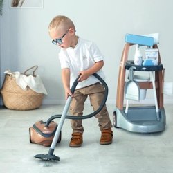 SMOBY - Rowenta Huishoudtrolley + Stofzuiger - vanaf 3 jaar