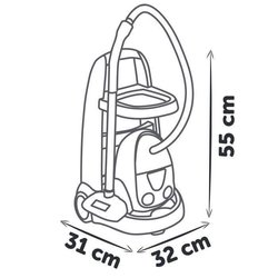 SMOBY - Rowenta Huishoudtrolley + Stofzuiger - vanaf 3 jaar