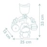 Smoby Little Smoby Hippo Bath Toy - Slide and Wheels for 18 Month Old 