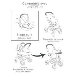 SMOBY - Seggiolino Maxi-Cosi Rosa - 3 anni