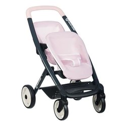 SMOBY - Cochecito gemelar Maxi-Cosi Rosa - a partir de 3 años