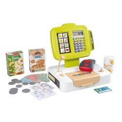 Smoby - Registratore di cassa - 30 accessori inclusi - Calcolatrice e 