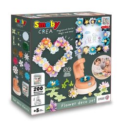 Smoby - Tempo libero creativo - Set creazione fiori, oggetti decorativ