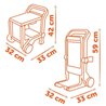 Smoby - Black+Decker - Sackkarre + 3-in-1-Box