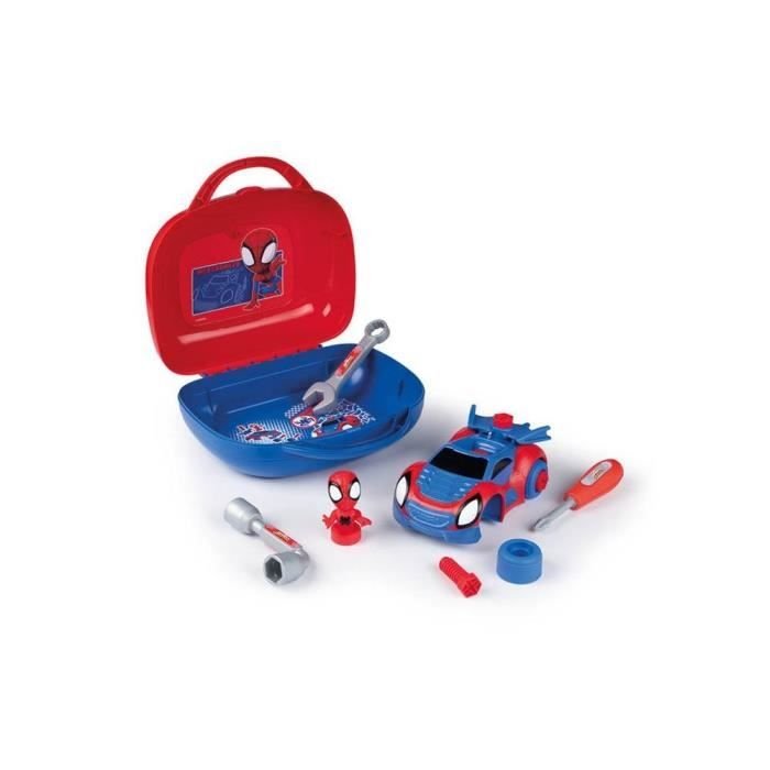 Smoby - Spidey - DIY tool kit for children - 13 accessories - From 3 y