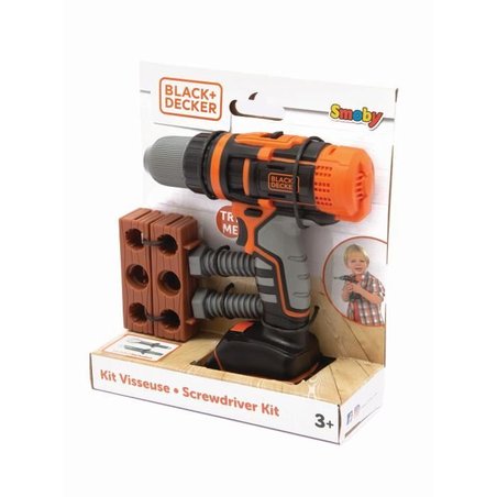 Smoby - Black+Decker - Mechanical Drill Driver