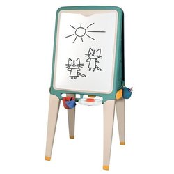 SMOBY - Grand Tableau - Faces Craie et Magnétique - Bacs Amovibles - 1