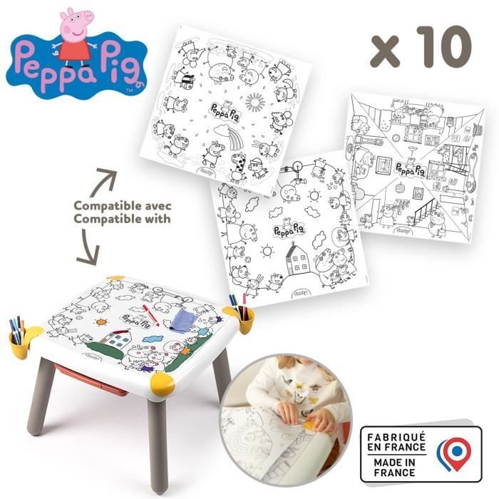 Smoby - Coloring Refill for the Kid creative table - 10 Peppa Pig colo