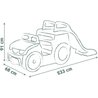 SMOBY Life - Abenteuerauto mit Rutsche