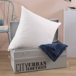 Kussen - TOISON D OR - POLLUX - Stevig comfort - 65 x 65 cm - Wit