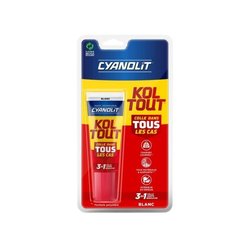 Colla fissativa e sigillante - CYANOLIT - Bianca - Blister da 50 ml - 
