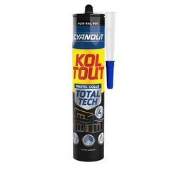 Bevestigings- en afdichtingslijm - CYANOLIT - Total tech - Zwart - 290