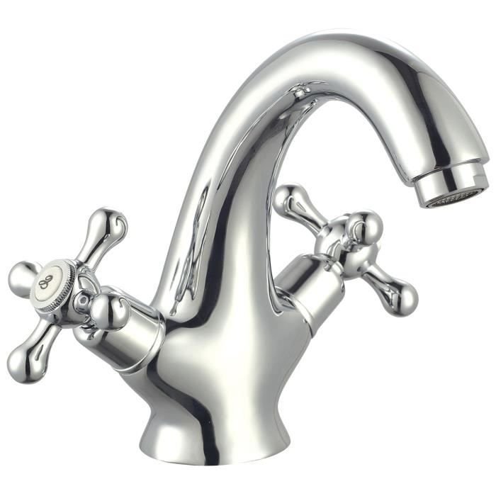 Rousseau Mechanical mixer tap Lavabo Beverley - Fixed