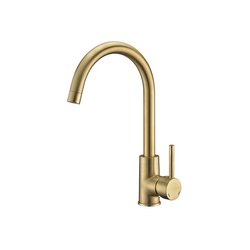 ROUSSEAU Grifo de cocina mezclador Køben - Sin ducha de mano - Latón c