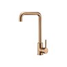 Grifo de cocina mezclador ROUSSEAU Kiloo - Sin ducha de mano - Oro ros