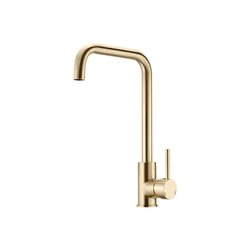 ROUSSEAU Kitchen mixer tap Kiloo - without hand shower - brushed brass