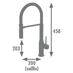 Miscelatore doccia cromo Køben