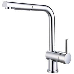 Grifo de cocina mezclador ROUSSEAU Matsouko - Con ducha de mano - Gris