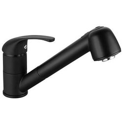 Sink Mixer Tap - BAGO - Pull-Out 2-Jet Spray - Matte Black - Classic D
