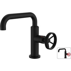 ROUSSEAU Miscelatore lavabo industriale - Bocca mobile - Nero