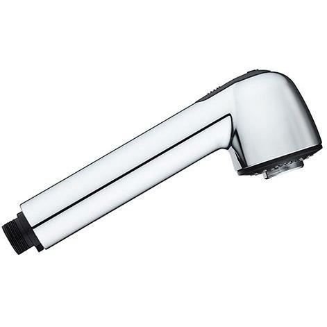 Shower head - ROUSSEAU - Chrome - ABS - 2 jets - Anti-limescale