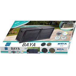 Eda Baya Garden Bay Plastic 420 liters - Imitation Wood Decor - Anthra