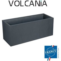 Eda Bac Jardiniere Volcania 100 x 40 x 40 cm - 97,6 L - Anthracite Gra