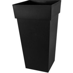 EDA Bloempot XXL Toscane - Vierkant - 43,3 x 43,3 x H 80 cm - 98 L - a