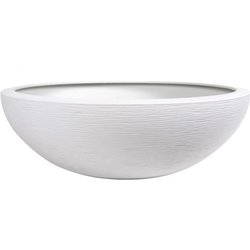 Pot vasque Ø 59 cm - EDA - Graphit UP - 39 L - Ø 59 x H. 21 cm - Blanc