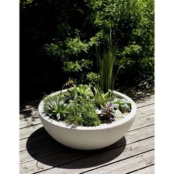 EDA Pot Vasque Graphit Ø59cm - Capacity 39L - Cenguse white