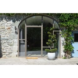 EDA Graphit maceta redonda Ø50cm - Capacidad 46L - Blanco encalado