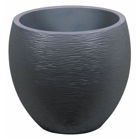 Grey 46L pot Ø50cm rotonda