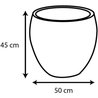 Grau 46L runder Topf Ø50cm