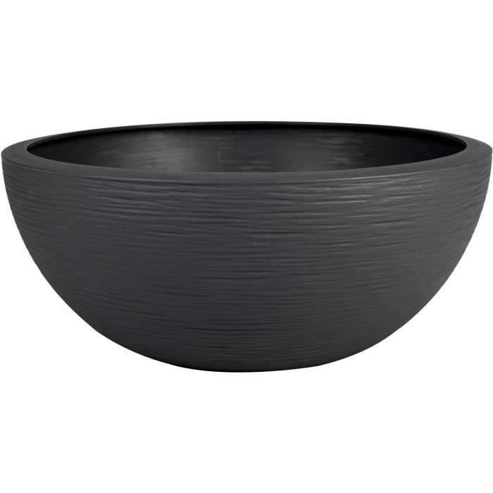 EDA PLASTIQUE - Vaso lavabo Graphit Up Ø 40 - 14,9L - Grigio antracite
