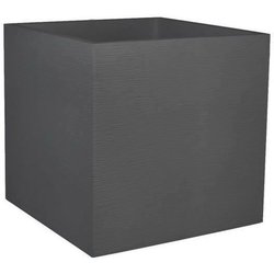 EDA Plastic Square Flower Flower Graphit - 57 L - 49.5 x 49.5 x 49.5 c