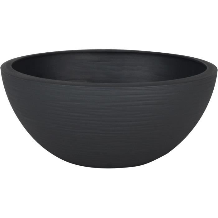 Eda Pot Vasque Graphit up Ø 25 cm - 3,3 l - Anthrazitgrau