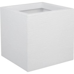 EDA PLASTIQUE Caja de flores cuadrada Graphit Up - 21 L - 29.5 x 29.5 