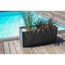 EDA PLASTIC Graphit Up Planter - 57 L - 79,5 x 29,5 x 29,5 cm - Charco