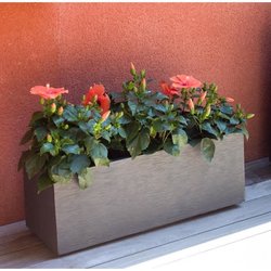 EDA PLASTIC Graphit Up Planter - 57 L - 79,5 x 29,5 x 29,5 cm - Charco