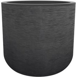 EDA PLASTIQUE - Graphit Up Topf rund 40 cm - 32,5 L - Anthrazitgrau