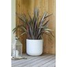 EDA PLASTIQUE - Topf rund 40 cm Graphit Up - 32,5 L - Weiß gekälkt