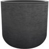 EDA Plastic - Round pot 50 cm Graphit up - 67 L - Anthracite gray