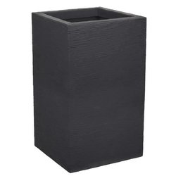 EDA Square Flower BAC High Graphit su - 36 L - 29,5 x 29,5 cm x 49,5 c
