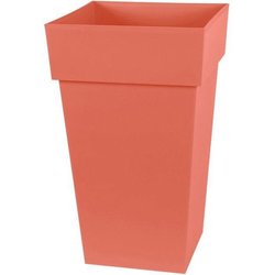 Pot de fleur haut Carré - EDA - Toscane - 39 cm - 62 L - Intérieur/Ext