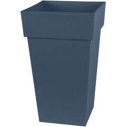 Pot de fleur haut Carré - EDA - Toscane - 39 cm - 62 L - Intérieur/Ext
