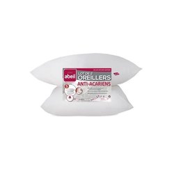 ABEIL 2er Set Anti-Milben-Kissen - 60 x 60 cm - Weiß