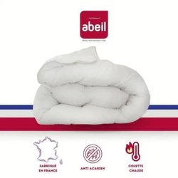 Edredón antiácaros - 220 x 240 cm - Cálido - 400 g/m² 2 personas - Bla