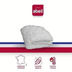 ABEIL Edredón cálido Douceur Absolue 140x200 cm blanco